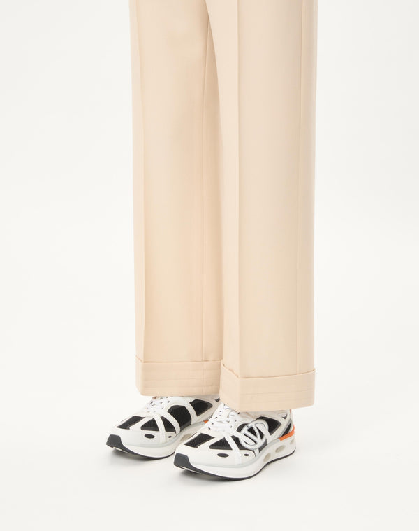 Sneaker Low Top Vlogo Easyjog In Vitello E Tessuto