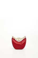 Mini Hobo Vlogo Moon Bag In Nappa Con Catena
