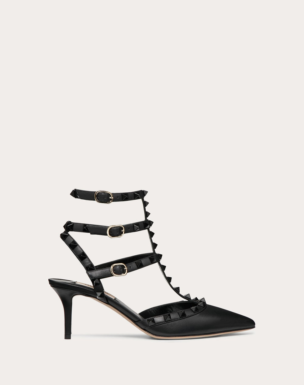Décolleté Rockstud Con Cinturini E Borchie In Tono 65Mm