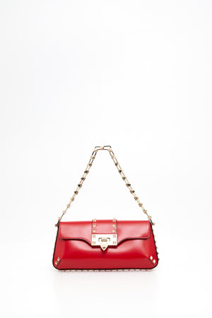 BORSA A SPALLA ROCKSTUD IN VITELLO