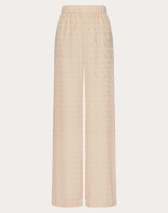 Pantaloni In Silk Jacquard Toile Iconographe