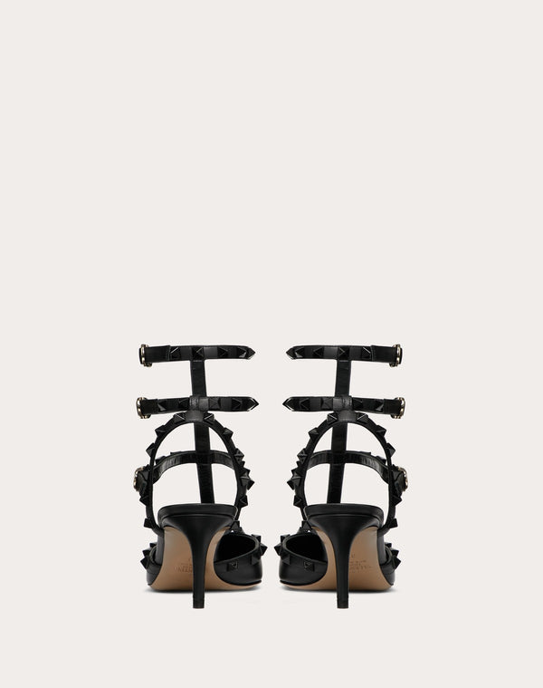 Décolleté Rockstud Con Cinturini E Borchie In Tono 65Mm