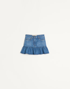 Gonna Mini In Denim 