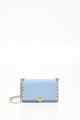 Mini Borsa Con Catena Rockstud In Vitello