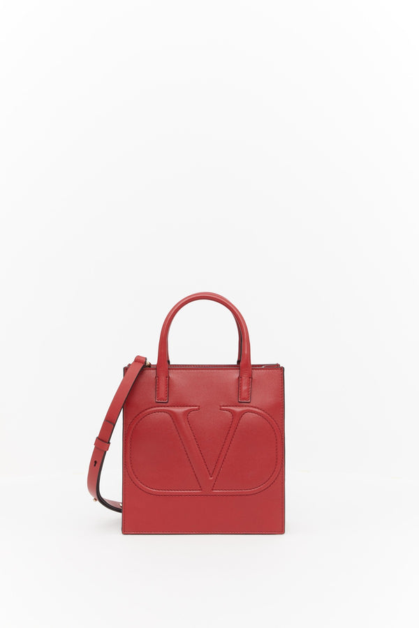 BORSA SHOPPING PICCOLA VLOGO WALK IN VITELLO 