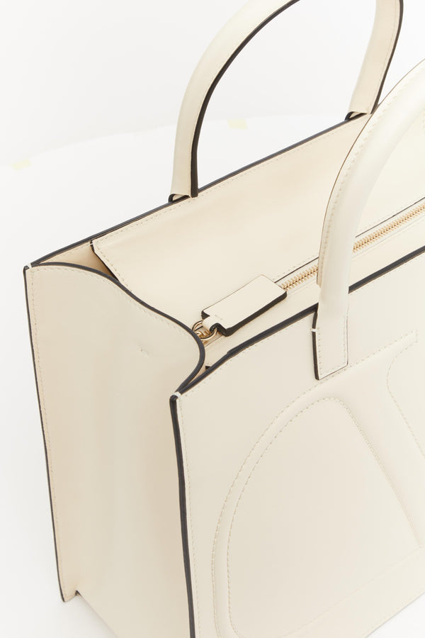 BORSA SHOPPING VLOGO WALK IN VITELLO