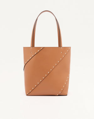 BORSA SHOPPING VALENTINO GARAVANI ROCKSTUD WISPY IN VITELLO 