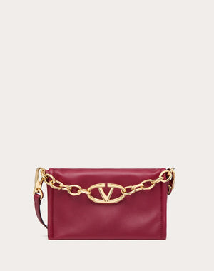 Clutch Vlogo Chain In Nappa Con Catena