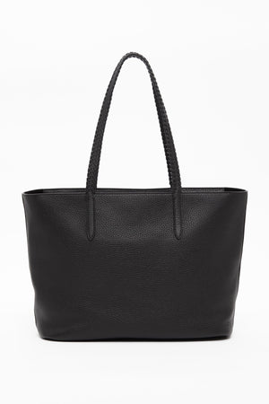 Borsa Shopping Valentino Garavani Nellcôte In Vitello Granato