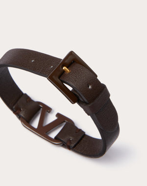Bracciale Vlogo Signature Valentino Garavani In Pelle E Metallo