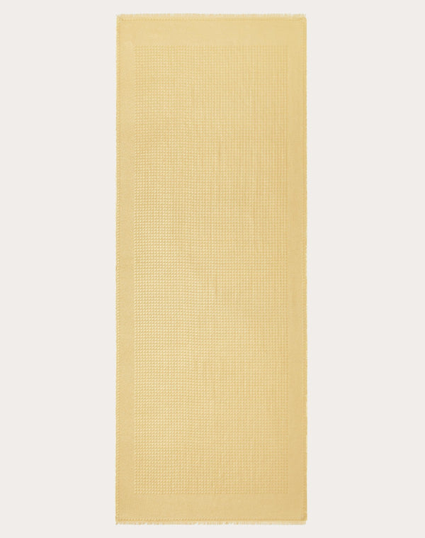 Stola 75X200 Cm Maxi Stud Jacquard Lurex In Seta E Cashmere