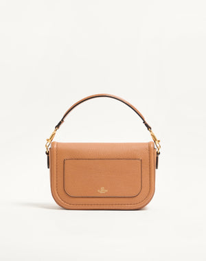 Borsa A Spalla Valentino Garavani Alltime In Vitello Granato Con Tracolla In Nastro Ricamo Cherryfic
