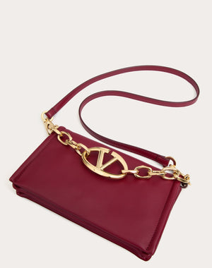 Clutch Vlogo Chain In Nappa Con Catena