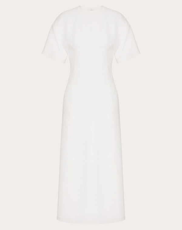 Abito Midi In Structured Couture 