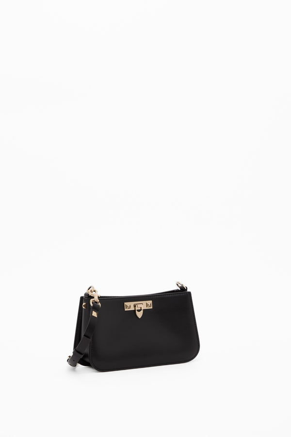 BORSA PICCOLA A TRACOLLA ROCKSTUD FIERCE IN VITELLO