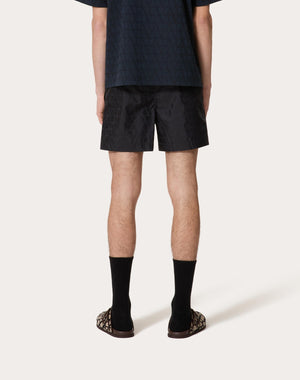 Costume Da Bagno In Nylon Con Motivo Toile Iconographe