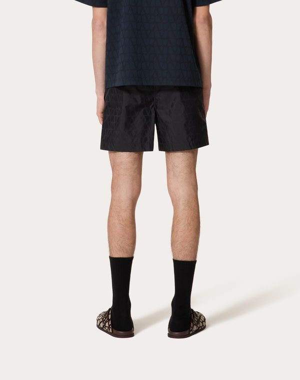 Costume Da Bagno In Nylon Con Motivo Toile Iconographe