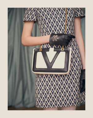 Abito Corto In Jacquard Toute La V 