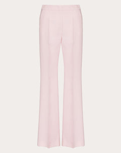 Pantaloni In Crepe Couture 