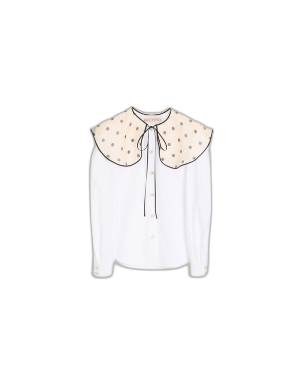 Camicia in Cotton Popeline