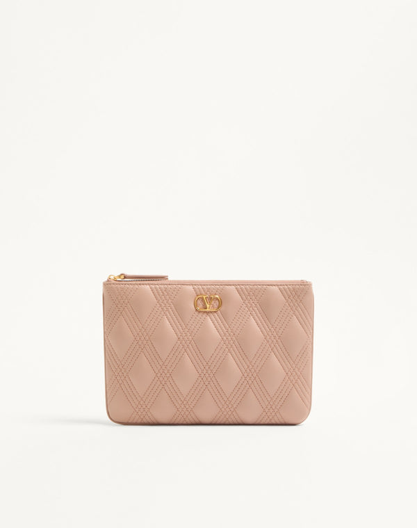 Pochette Valentino Garavani Quiltie 67 In Nappa Trapuntata