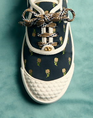 Sneaker Bay By Bay In Tessuto Papier Floral