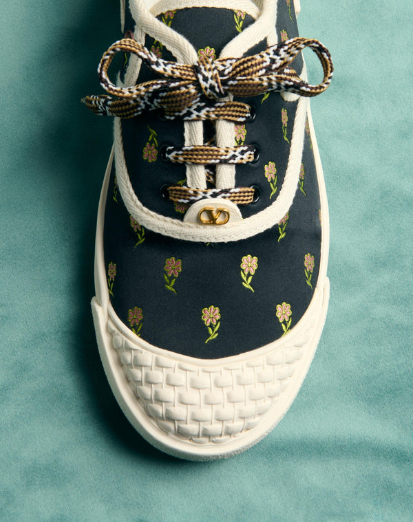 Sneaker Bay By Bay In Tessuto Papier Floral