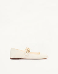 Ballerina Mary-Jane Vlogo Locker In Vitello