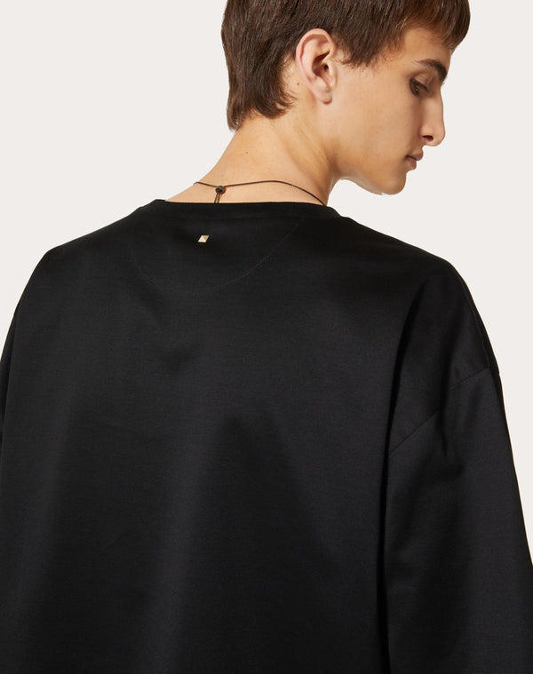 T-Shirt In Double Di Cotone