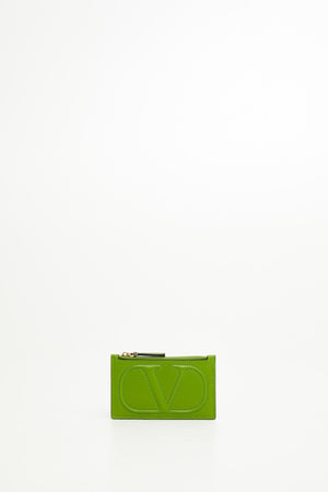 PORTACARTE CON ZIP VLOGO WALK IN NAPPA