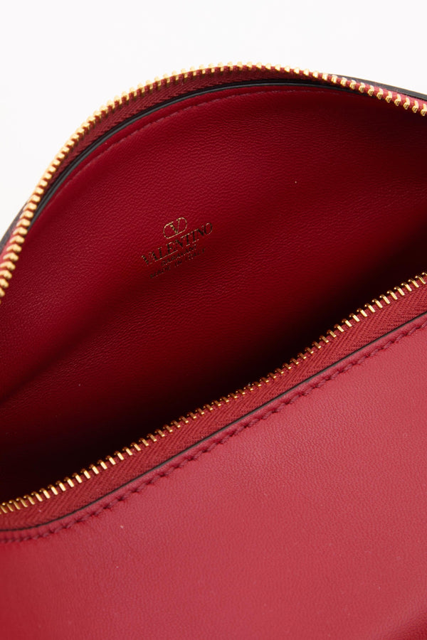 MINI BORSA A MANO VLOGO THE BOLD EDITION IN NAPPA