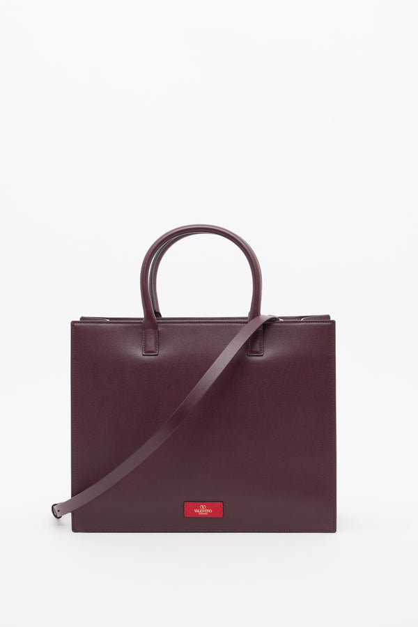 BORSA SHOPPING VLOGO WALK IN VITELLO