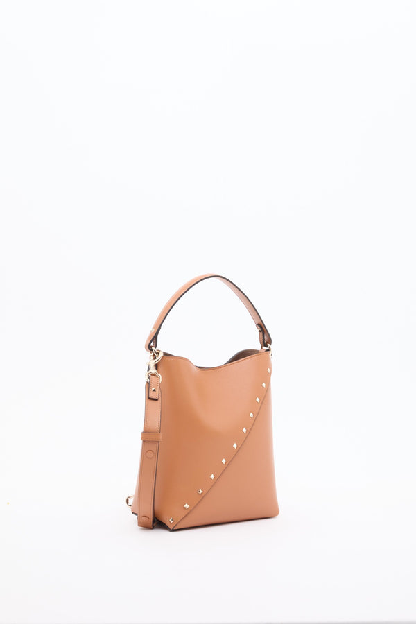 BORSA A SECCHIELLO VALENTINO GARAVANI ROCKSTUD WISPY IN VITELLO