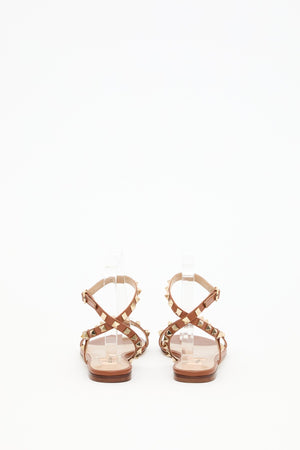 SANDALO ROCKSTUD IN VITELLO