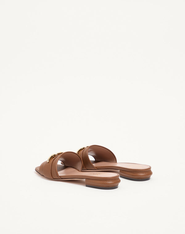 Sandalo Slide Vlogo The Bold Edition In Vitello Stampa Alce 20Mm