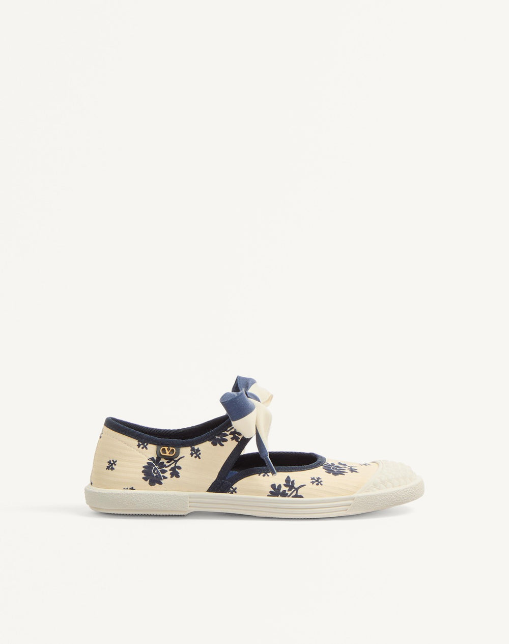 Sneaker Ballerina Bay By Bay In Tessuto Papier Floral