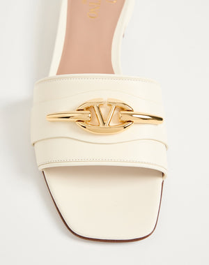 Sandalo Slide Vlogo The Bold Edition In Vitello 20Mm