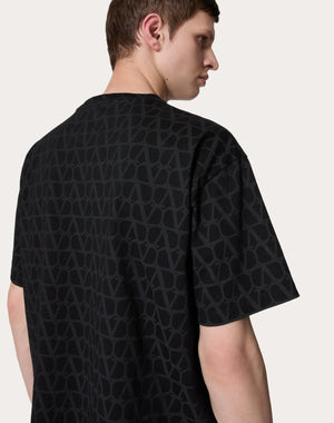 T-Shirt In Cotone Con Stampa Toile Iconographe