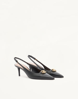 DÉCOLLETÉ SLINGBACK VLOGO THE BOLD EDITION IN VITELLO 60MM
