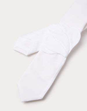 Cravatta Valentie In Lana E Seta Con Ricamo Fiore 