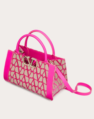 Borsa Piccola A Mano Vlogo Signature Toile Iconographe