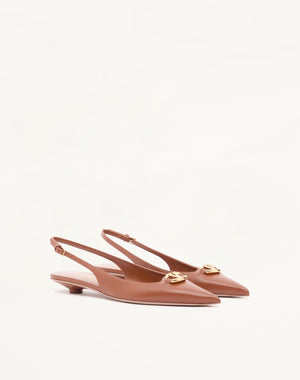 BALLERINA SLINGBACK VLOGO THE BOLD EDITION IN VITELLO 20MM