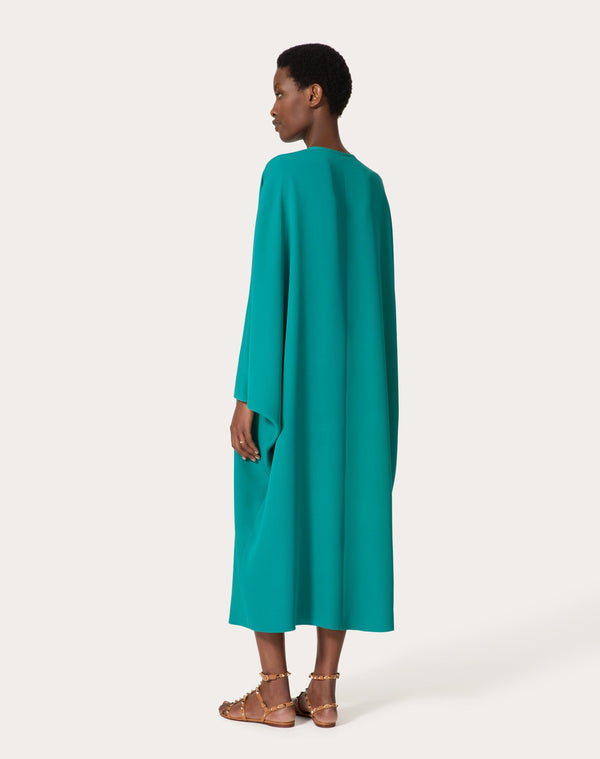 Abito Midi In Cady Couture 