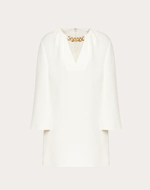 Abito Kaftano In Cady Couture Vlogo Chain