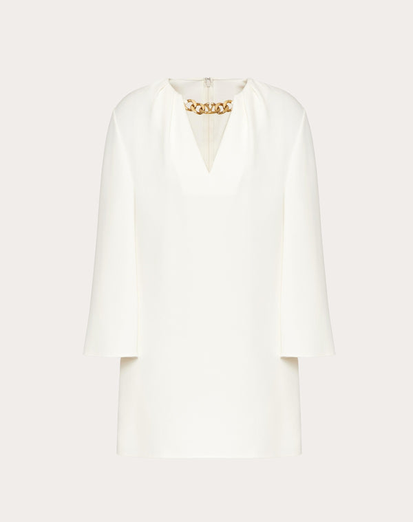 Abito Kaftano In Cady Couture Vlogo Chain