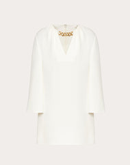 Abito Kaftano In Cady Couture Vlogo Chain