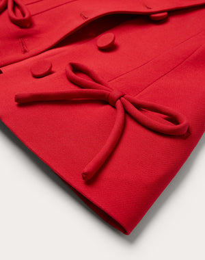 Giacca In Crepe Couture 