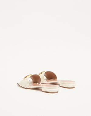 Sandalo Slide Vlogo The Bold Edition In Vitello 20Mm