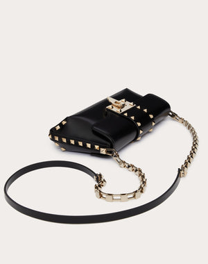 BORSA A SPALLA ROCKSTUD IN VITELLO
