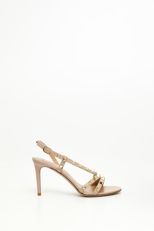 SANDALO ROCKSTUD IN VITELLO 85MM
